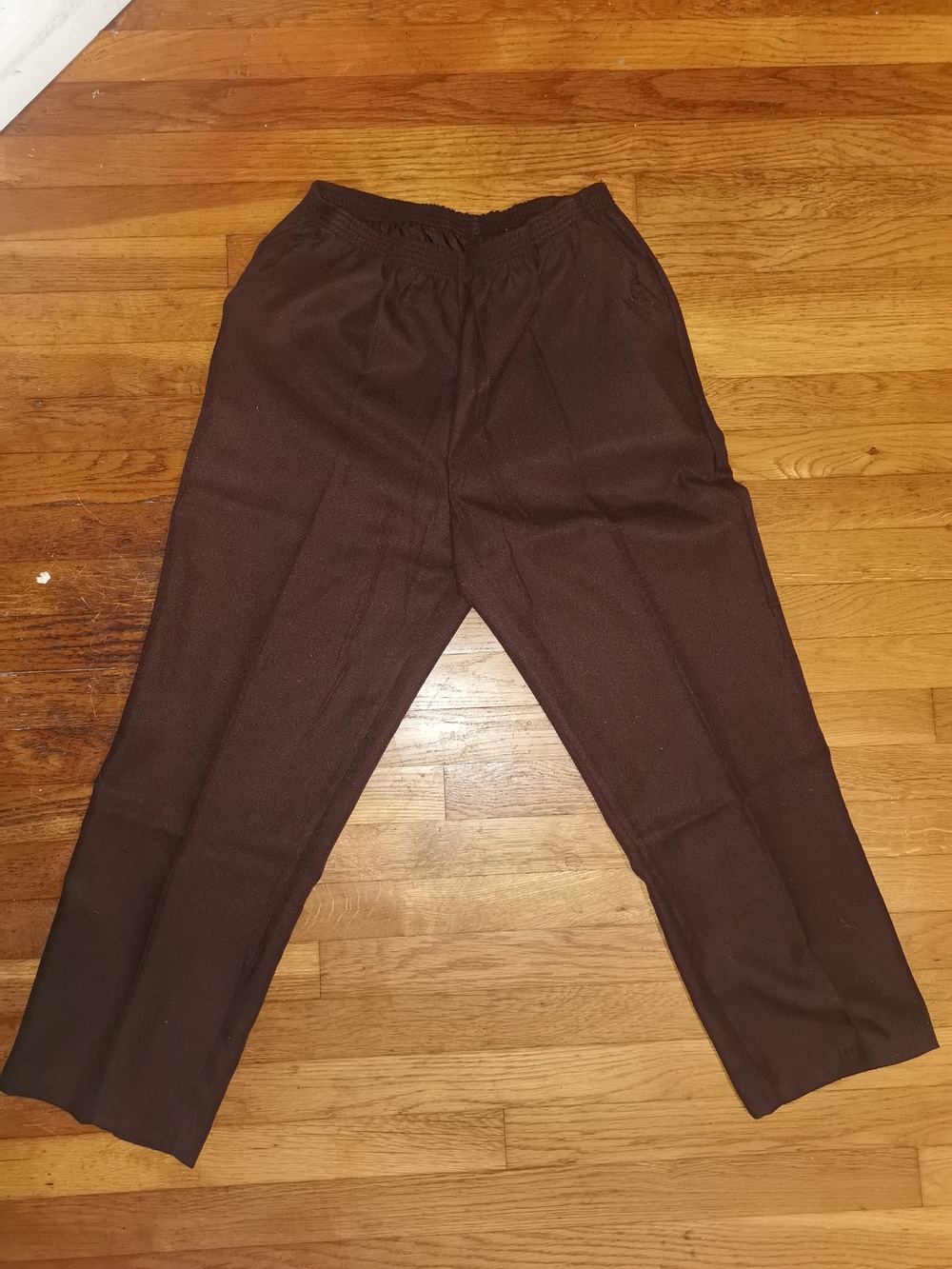 Salon Studio by Haband Women's Brown Dress Pants Pull-On Size 16P